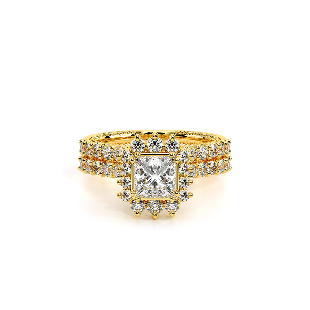 Renaissance-986P-18K Yellow Gold Princess