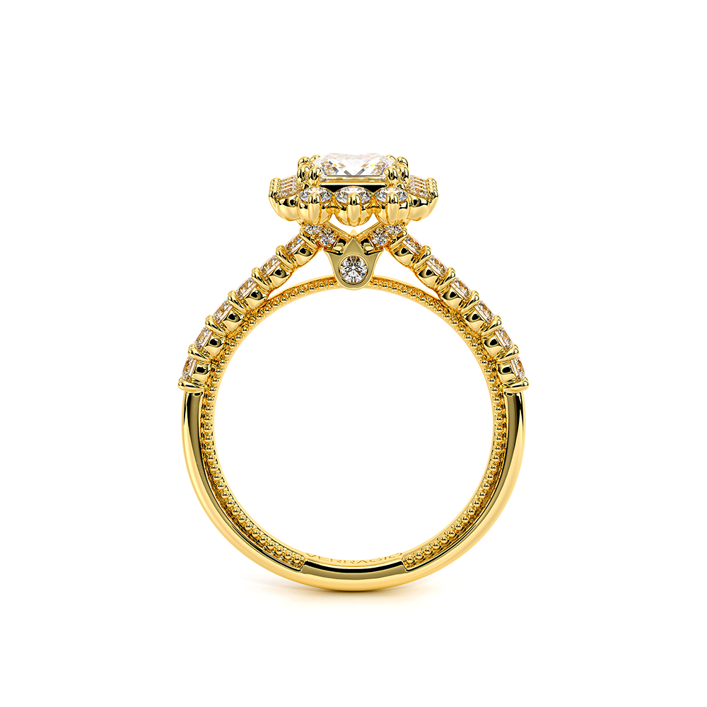 Verragio Halo Princess Engagement Ring