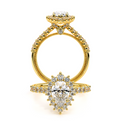 Verragio Halo Pear Engagement Ring