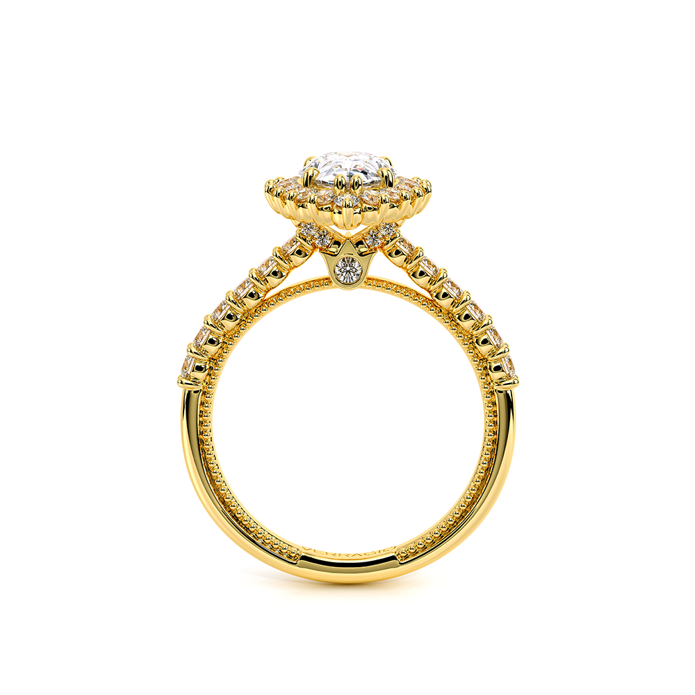 Verragio Halo Pear Engagement Ring