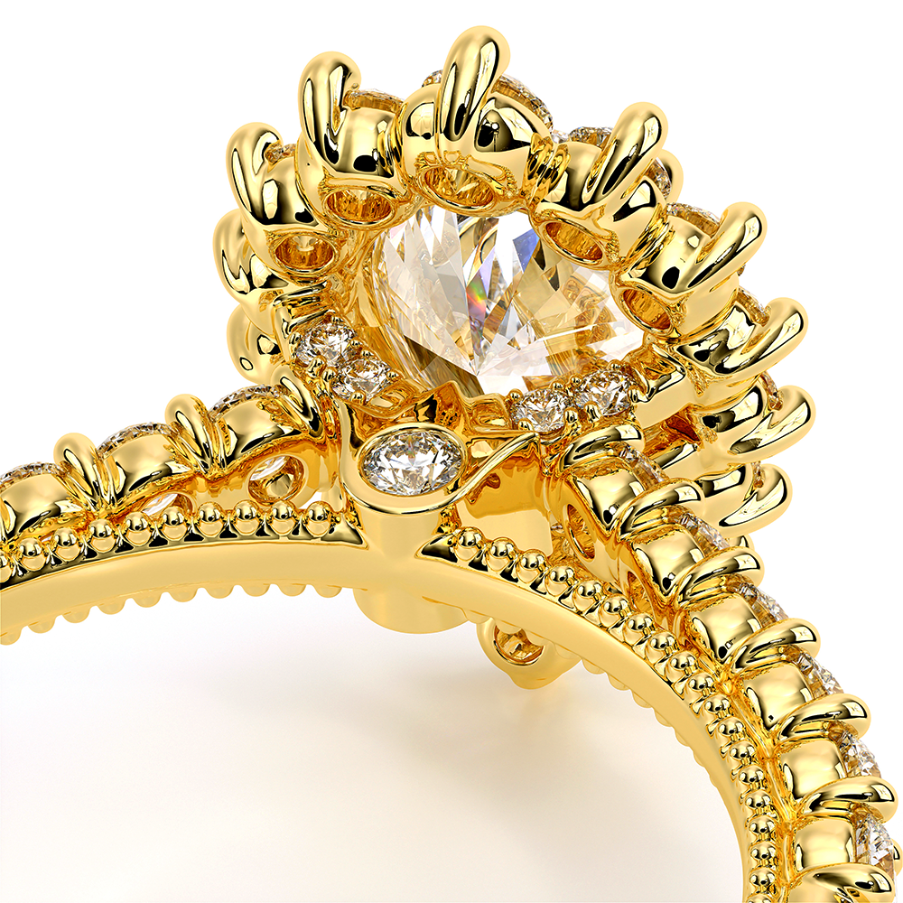 Verragio Halo Pear Engagement Ring