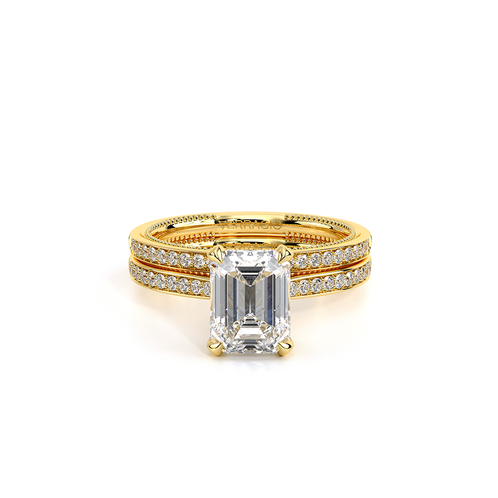 Verragio Solitaire Emerald Engagement Ring