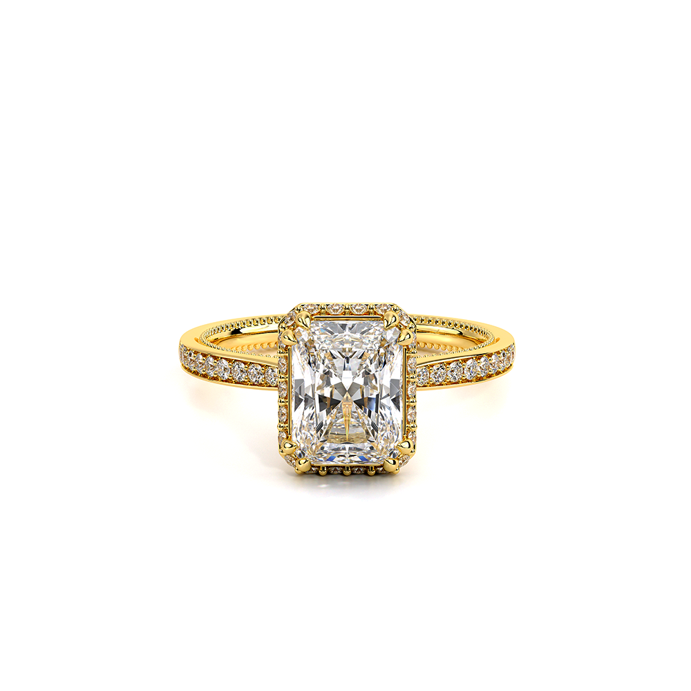 Verragio Solitaire Emerald Engagement Ring