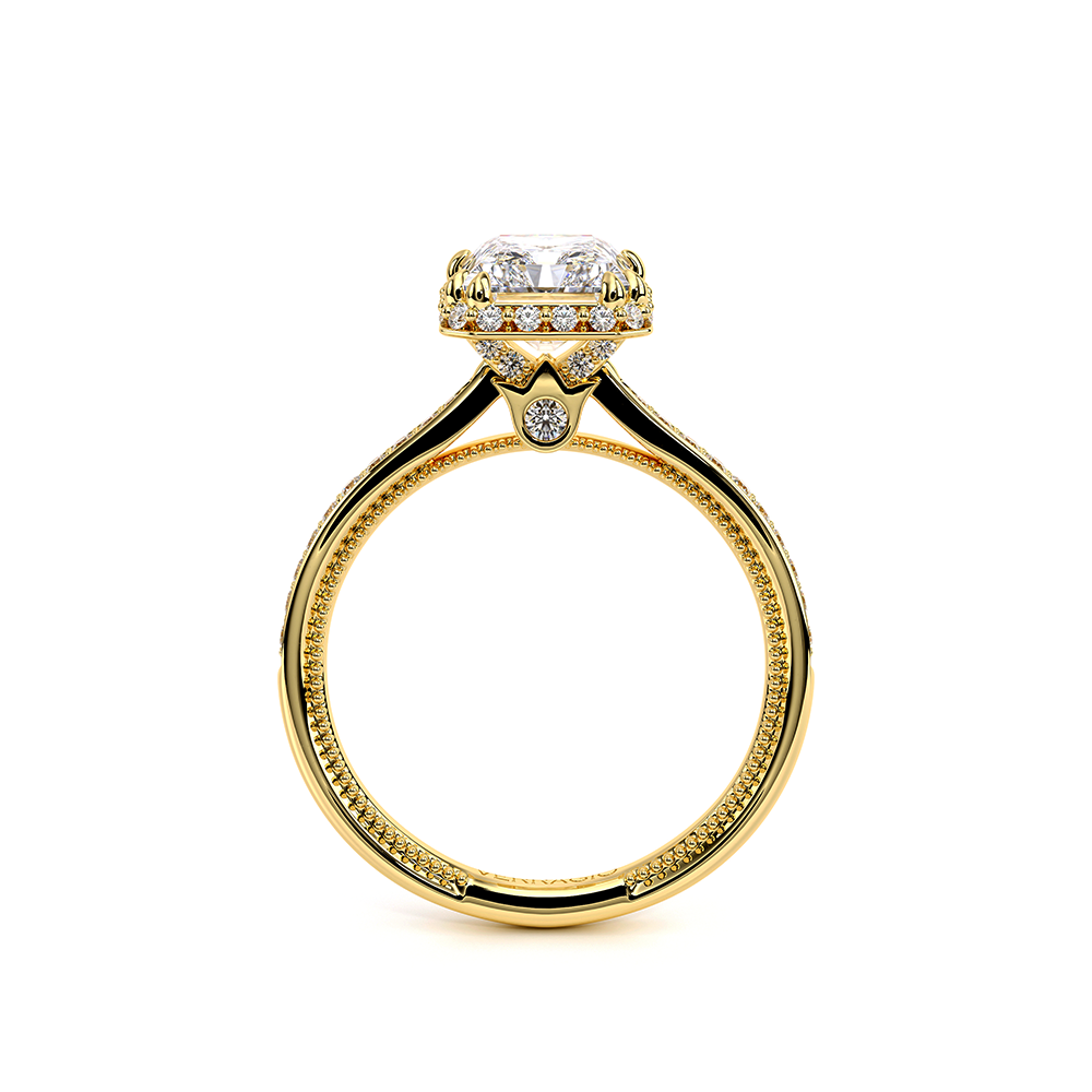 Verragio Solitaire Emerald Engagement Ring