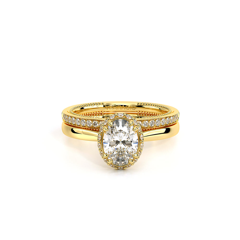 Renaissance-Sol302-Xov-18k Yellow Gold Oval