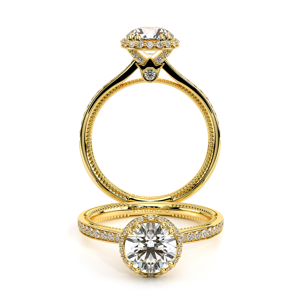 Verragio Pave Round Engagement Ring