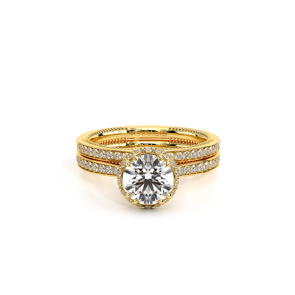 Verragio Pave Round Engagement Ring