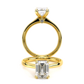 Verragio Solitaire Emerald Engagement Ring