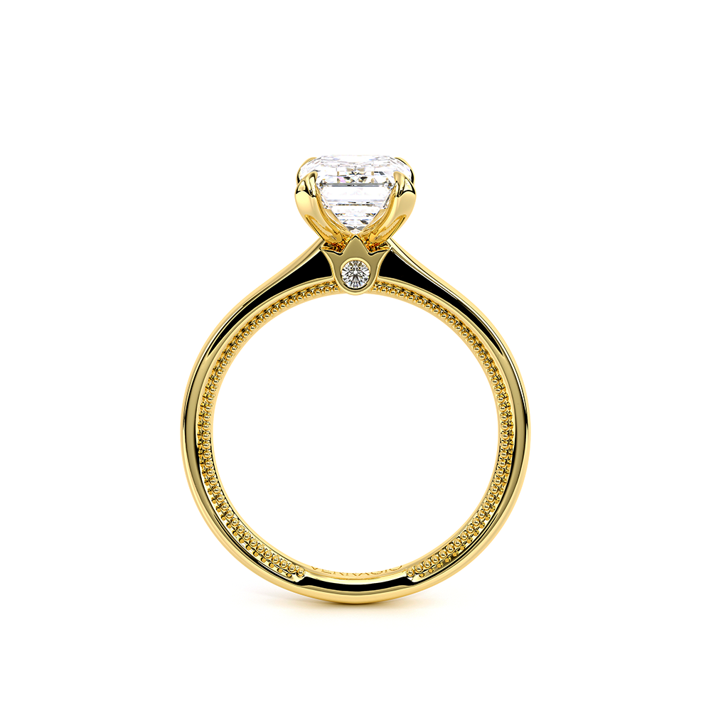 Verragio Solitaire Emerald Engagement Ring