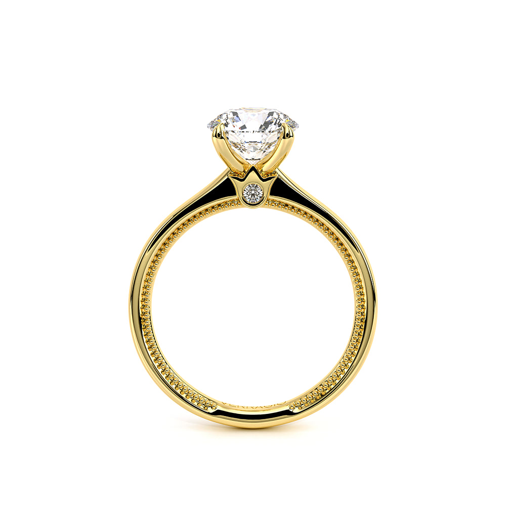 Renaissance-Sol301-R-14k Yellow Gold Round