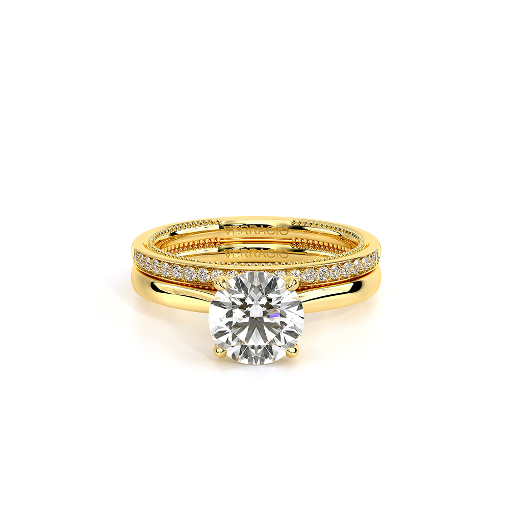 Renaissance-Sol301-R-14k Yellow Gold Round
