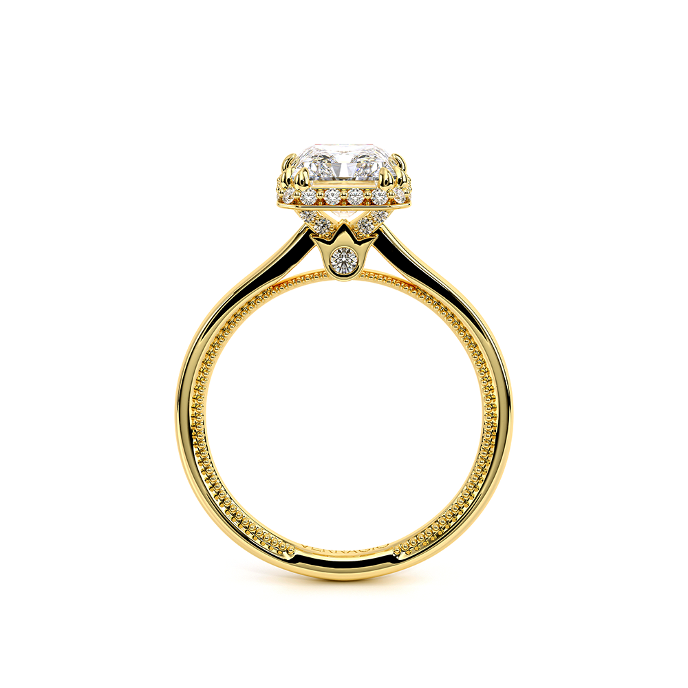 Verragio Solitaire Emerald Engagement Ring