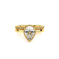 Renaissance-Sol302-Xps-18k Yellow Gold Pear
