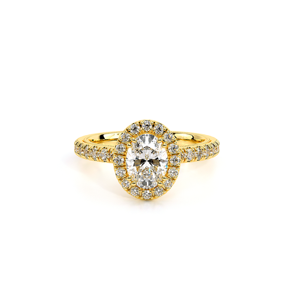 Verragio Pave Oval Engagement Ring