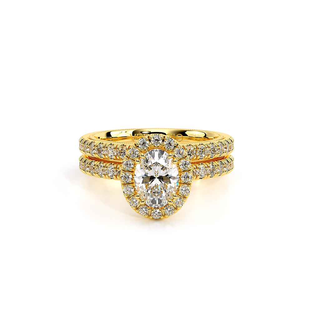Verragio Pave Oval Engagement Ring