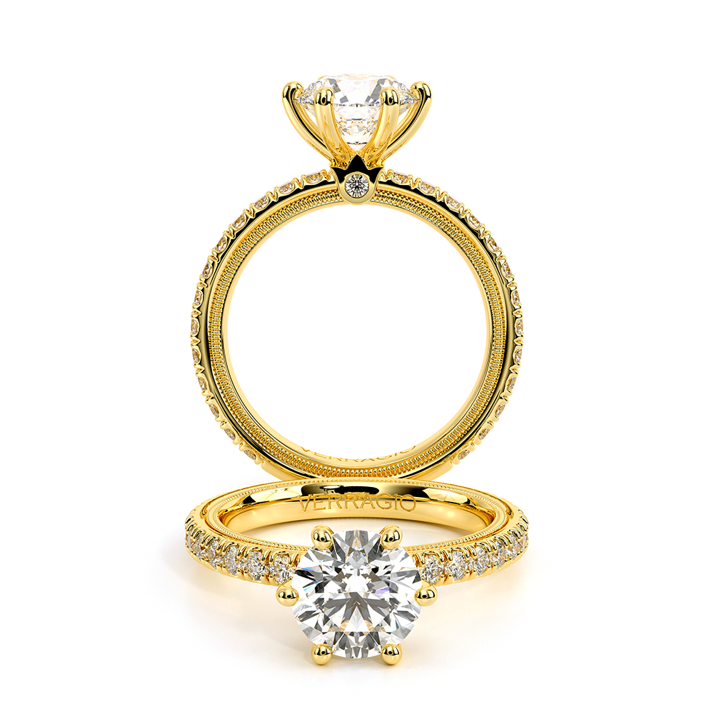 Verragio Pave Round Engagement Ring