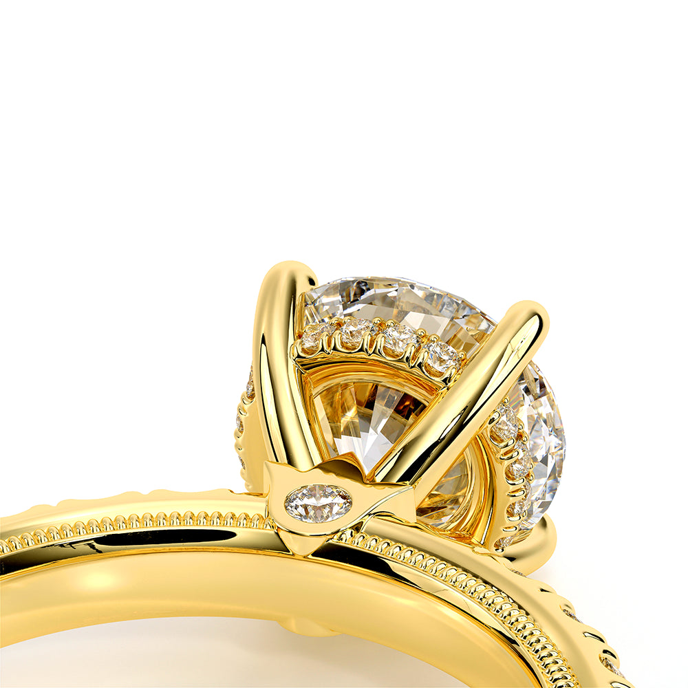 Tradition-210DBR-14K Yellow Gold Round