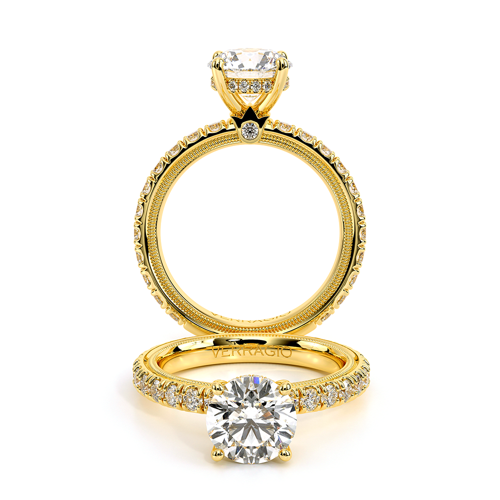 Verragio Pave Round Engagement Ring