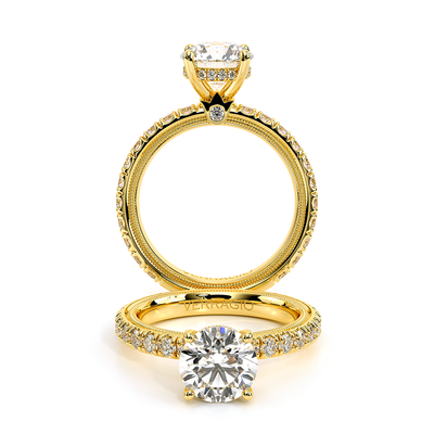 Verragio Pave Round Engagement Ring