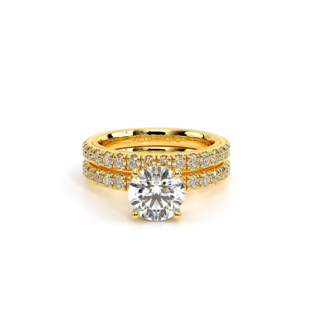 Verragio Pave Round Engagement Ring