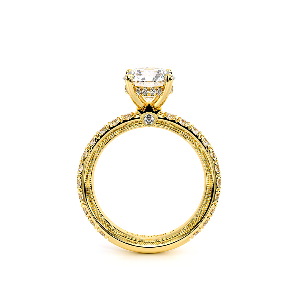 Tradition-210DBR-14K Yellow Gold Round