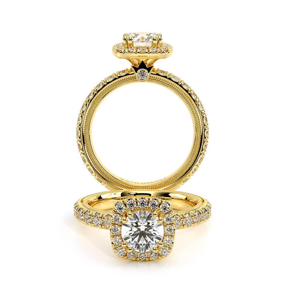 Verragio Pave Round Engagement Ring