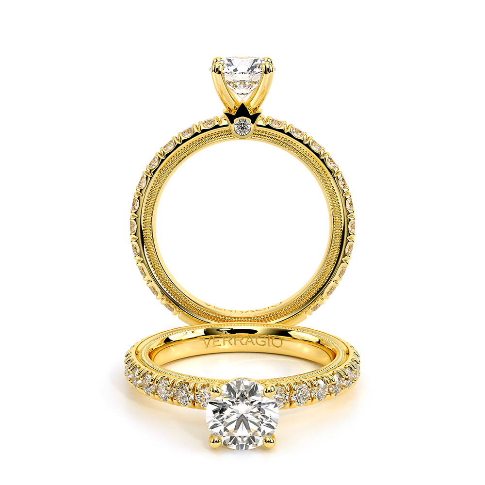 Verragio Pave Round Engagement Ring