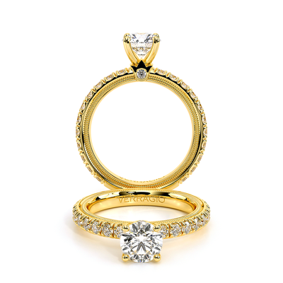 Verragio Pave Round Engagement Ring