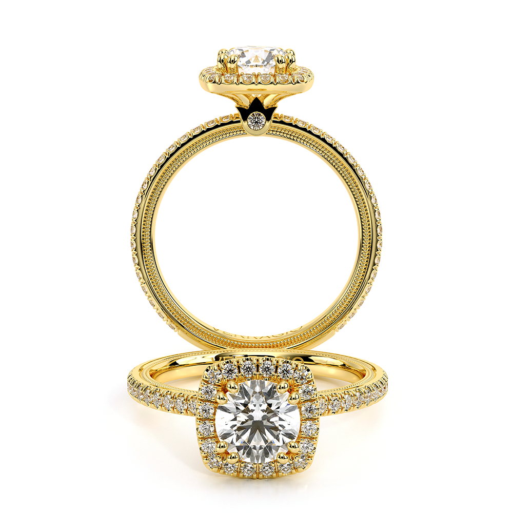 Verragio Halo Round Engagement Ring