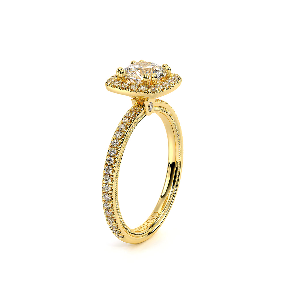 Tradition-120hcu-18k Yellow Gold Cushion
