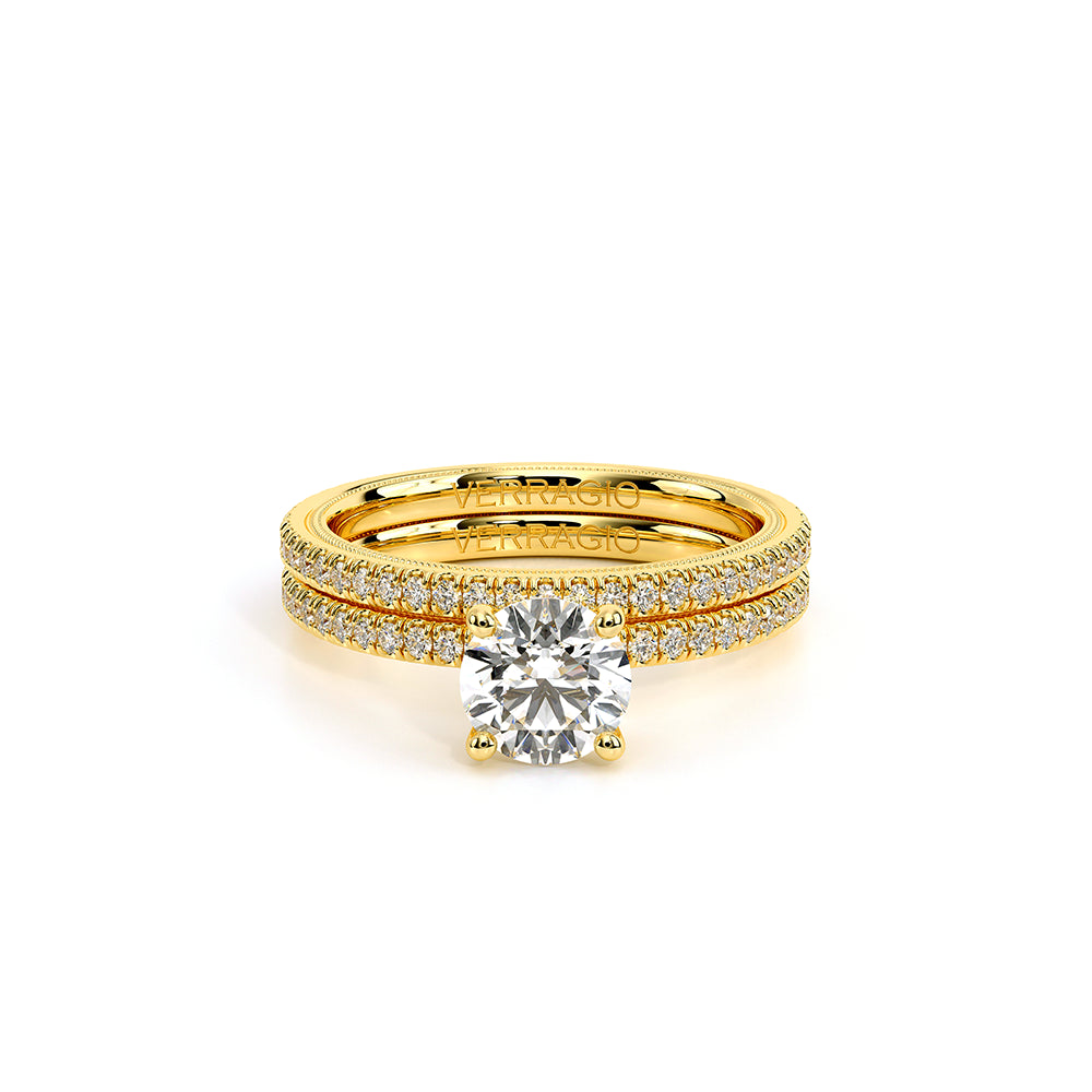 Tradition-120r4-18k Yellow Gold Round
