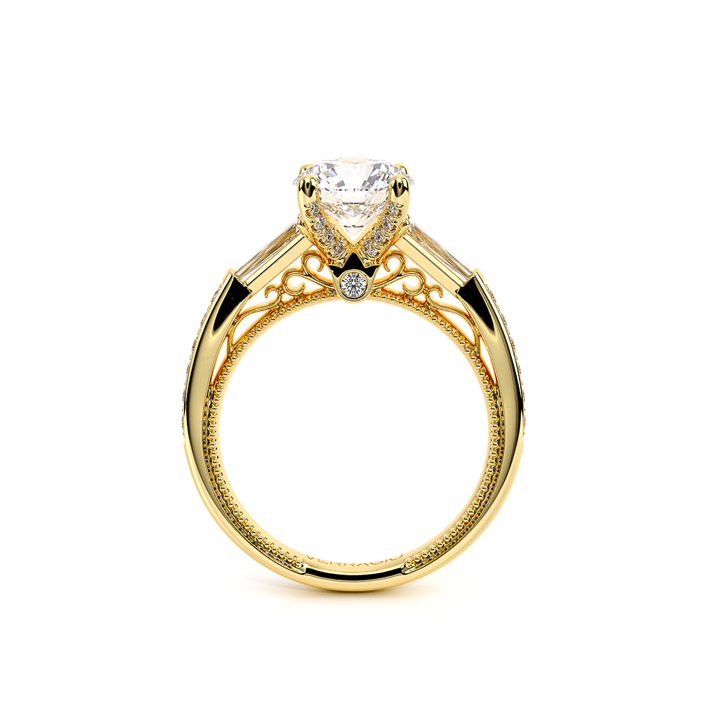 Venetian-5085r-14k Yellow Gold Round