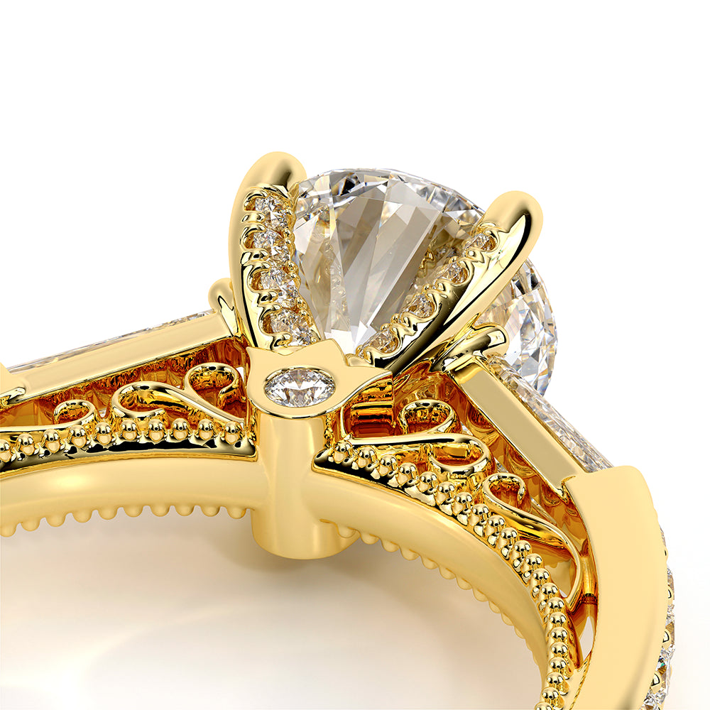 Venetian-5085r-14k Yellow Gold Round