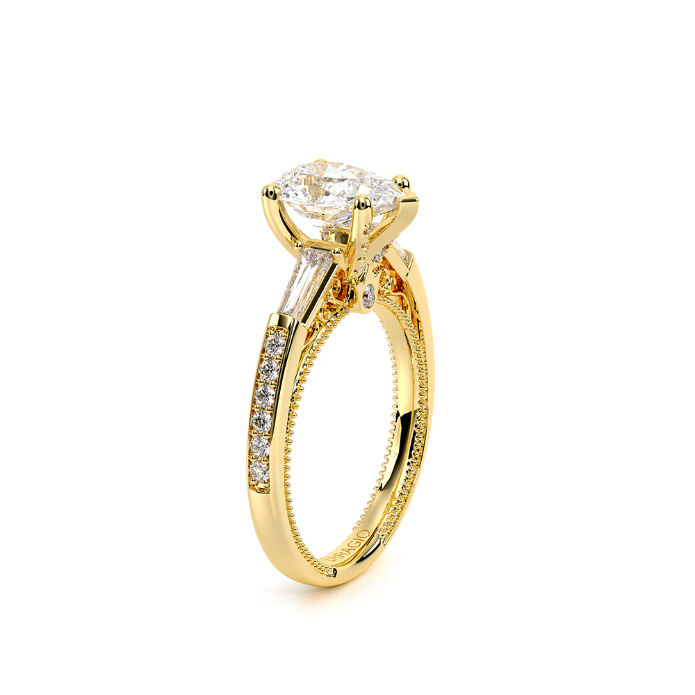 Verragio Three-Stone Pear Engagement Ring