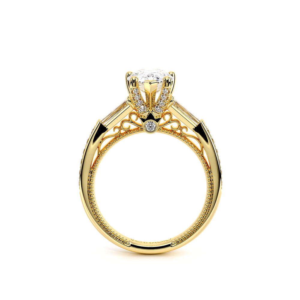 Venetian-5085ps-14k Yellow Gold Pear