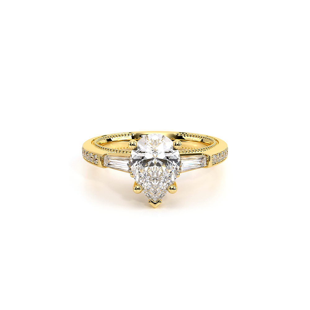 Verragio Three-Stone Pear Engagement Ring