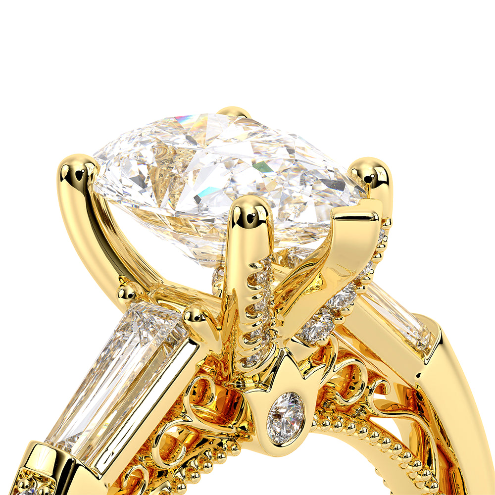 Venetian-5085ps-18k Yellow Gold Pear