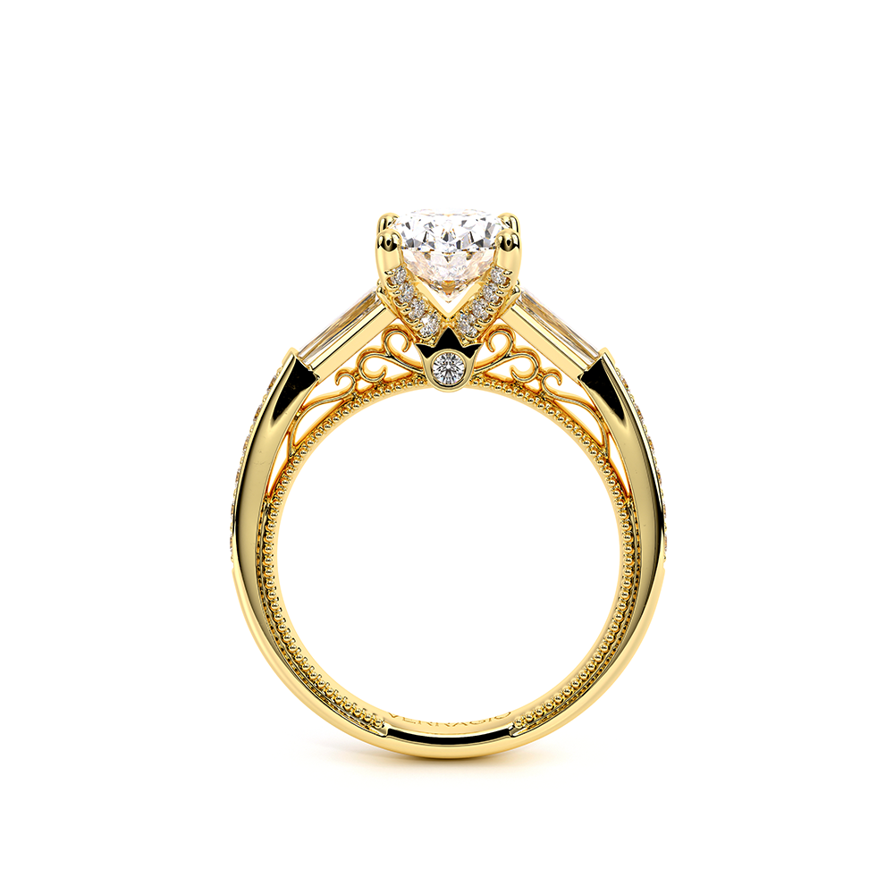 Verragio Three-Stone Oval Engagement Ring