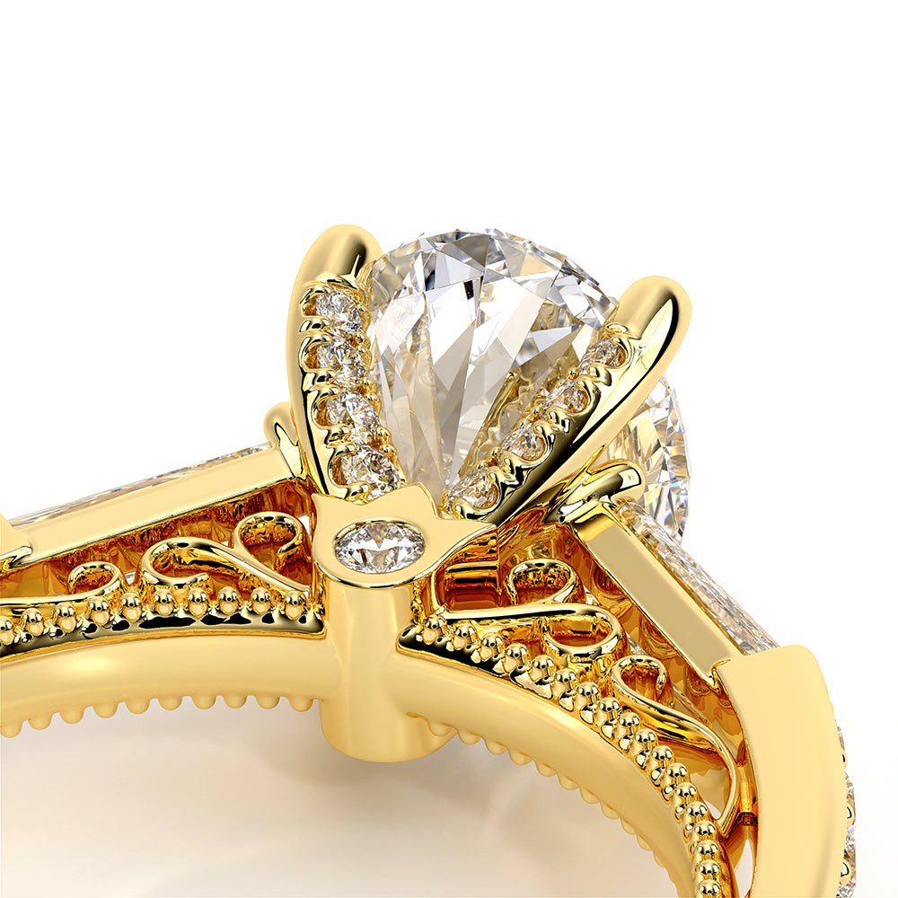 Venetian-5085ov-18k Yellow Gold Oval
