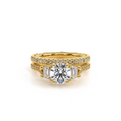 Verragio Three-Stone Round Engagement Ring