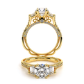 Verragio Three-Stone Round Engagement Ring