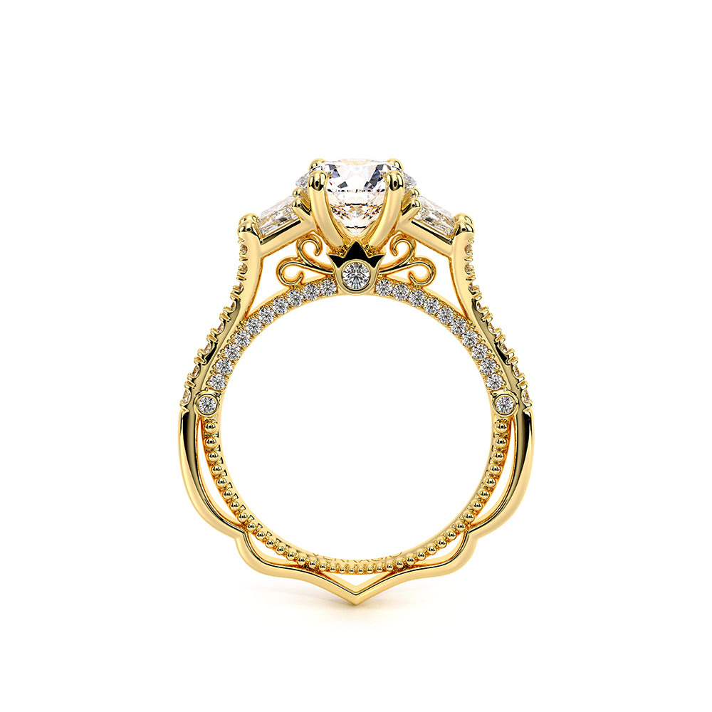 Venetian-5086r-14k Yellow Gold Round