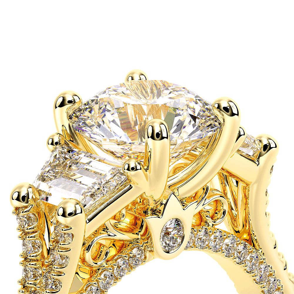 Venetian-5086r-14k Yellow Gold Round