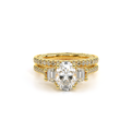 Verragio Three-Stone Oval Engagement Ring