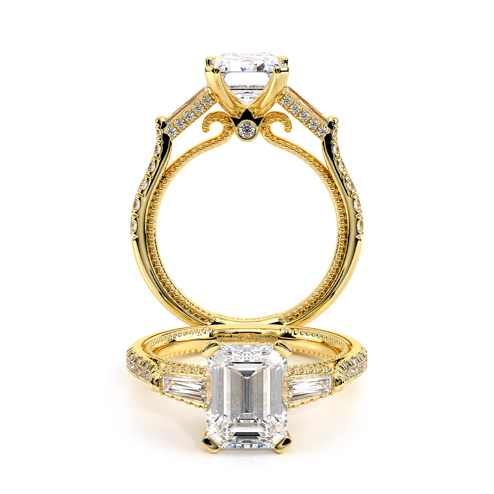 Verragio Emerald Engagement Ring