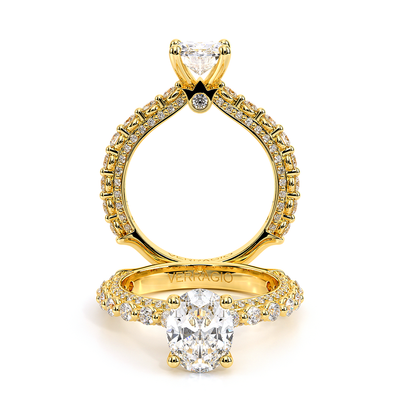 Verragio Pave Oval Engagement Ring
