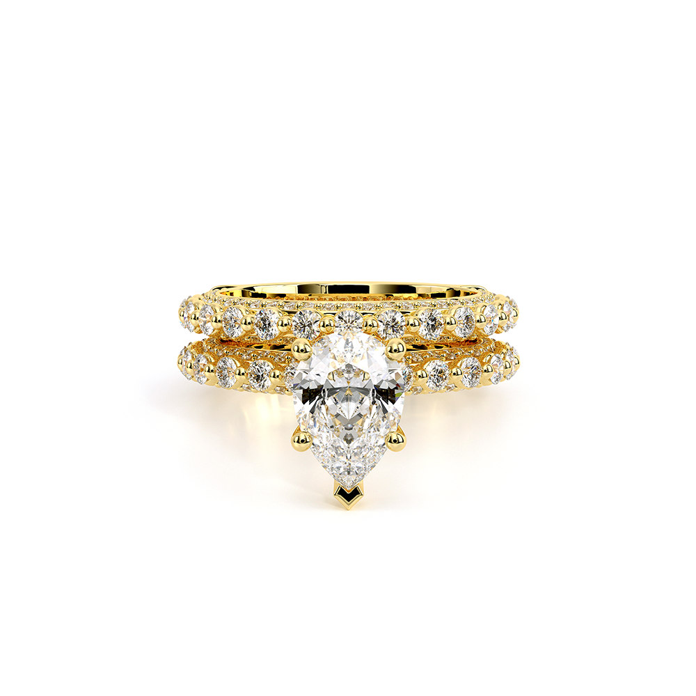 Verragio Pave Pear Engagement Ring