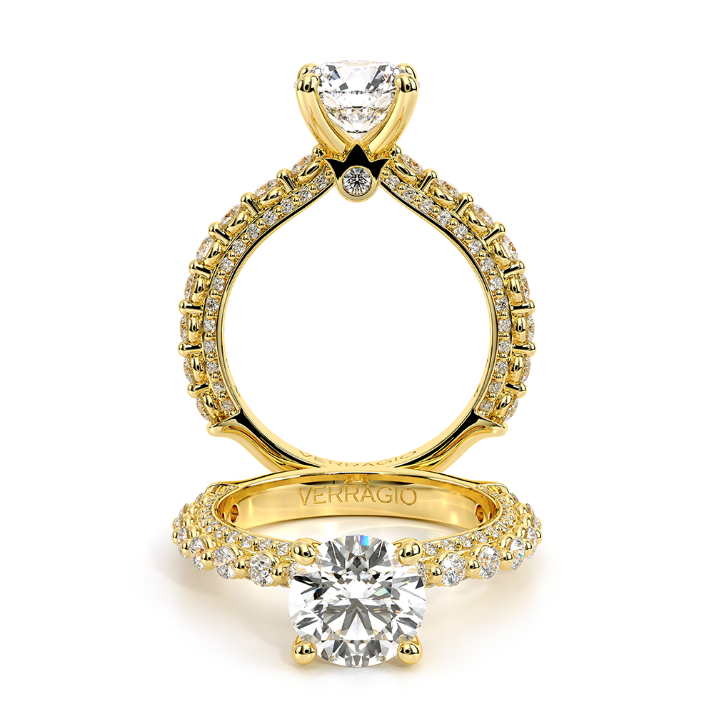 Verragio Pave Round Engagement Ring