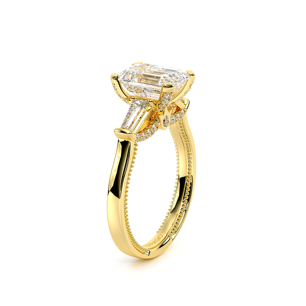 Renaissance-991EM-S-14K Yellow Gold Emerald