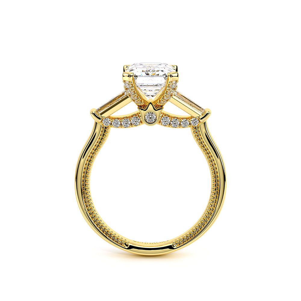 Renaissance-991EM-S-14K Yellow Gold Emerald